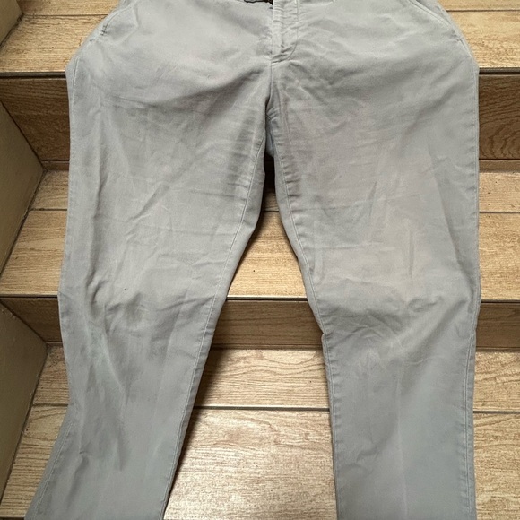 Tom Ford Gray Chinos Relaxed Fit Cotton Blend